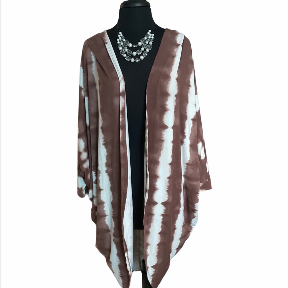 Callie Mac Cardigan Tie Dye Watercolor Size Medium